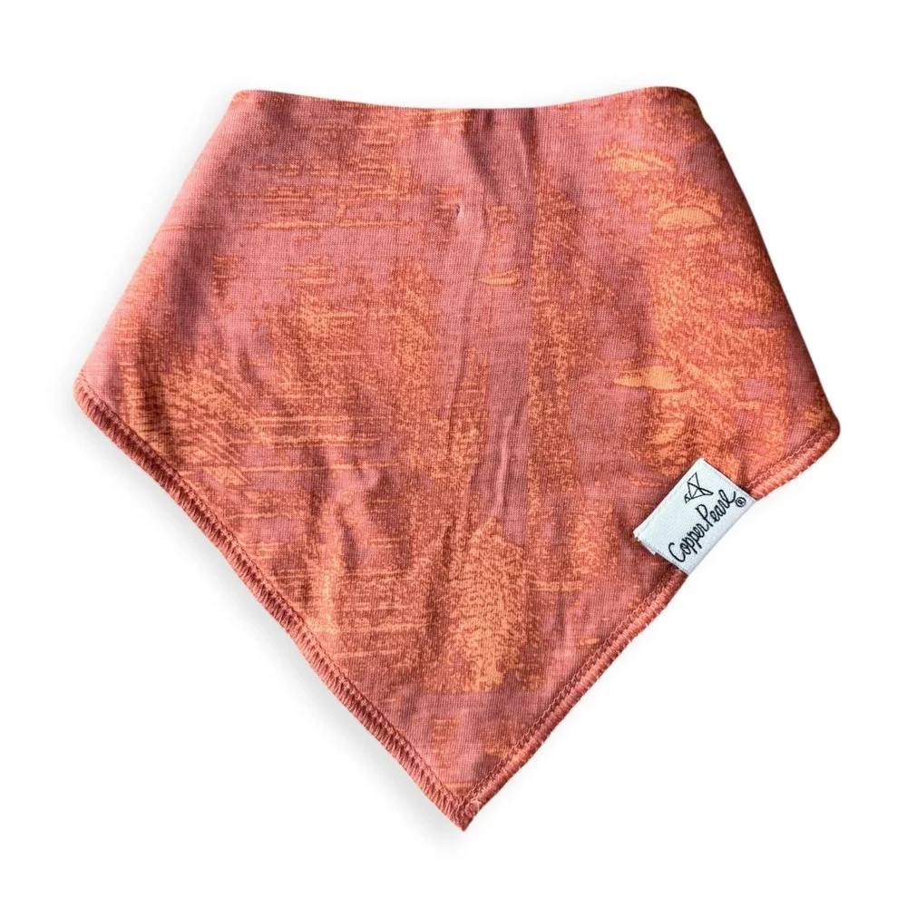 Copper Pearl Baby Bandana Bibs 3 Pack Cotton Fleece OS Like New